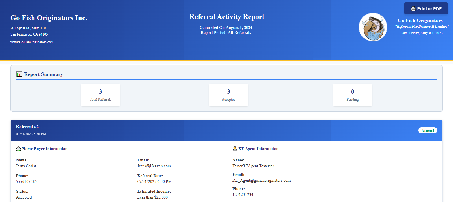 Broker: Reports
